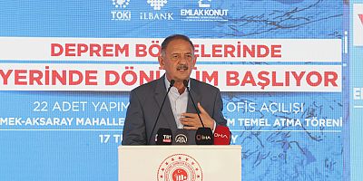 Bakan Mehmet Özhaseki Duyurdu: Yerinde Dönüşüm’e 100 Bin Başvuru Oldu