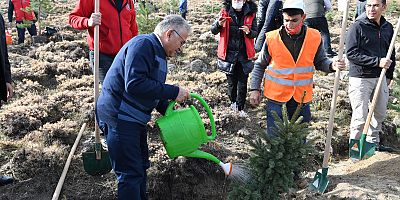 Başkan Büyükkılıç: Üç Yılda 300 Bin Fidan Diktik