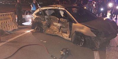 İki Aracın Çarpıştığı Kazada 6 Kişi Yaralandı