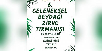 6.Geleneksel Beydağı Zirve Tırmanışı