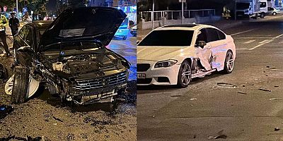 Kayseri’deki Trafik Kazasında İki Araç Kullanılamaz Hale Geldi