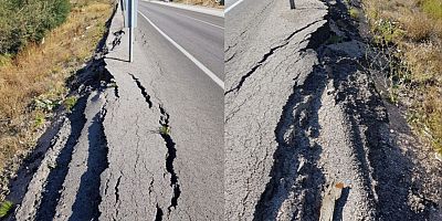 Sürücüler Çöken Yol Kenarından Şikayetçi