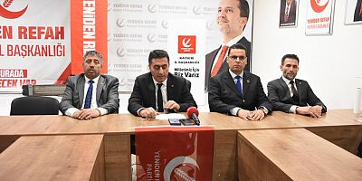 Yeniden Refah Partisi Adayları Basın Açıklaması Yaptı