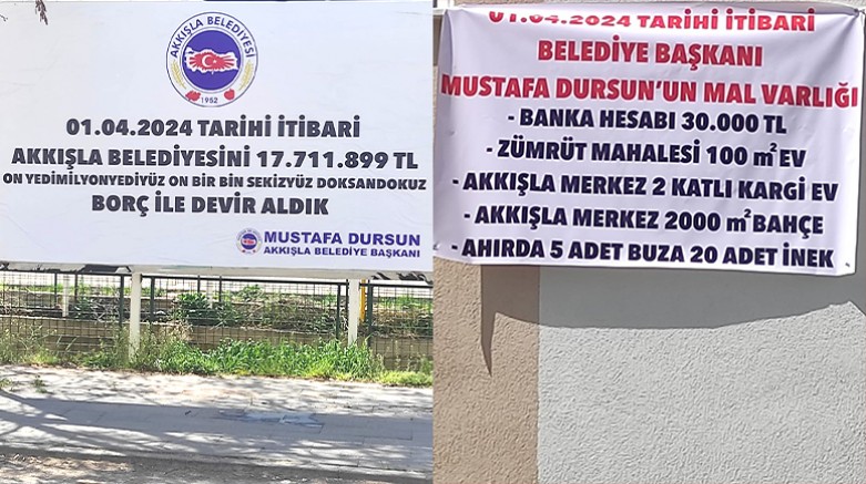 Akkışla’nın Yeni Başkanı Belediyenin Borcu ve Kendi Mal Varlığını Açıkladı