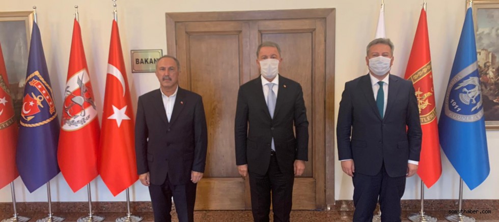 Başkan Palancıoğlu, Milli Savunma Bakanı Hulusi Akar'ı Ziyaret Etti
