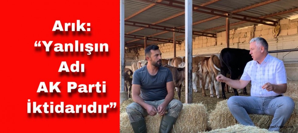 CHP Kayseri Milletvekili Arık Besicilerin İsyanını Dile Getirdi