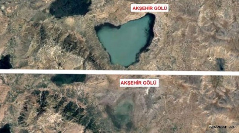 Gölleri Vuran Kuraklık 36 Yıllık Uydu Fotoğraflarıyla Belgelendi