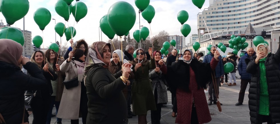 Kampanyası Tamamlanan Hasan Çınar İçin Balon Uçuruldu