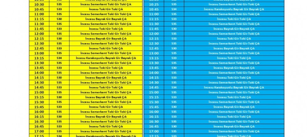 Kayseri’de 11 Otobüs Hattında Güzergah ve Sefer Saatleri Değişti