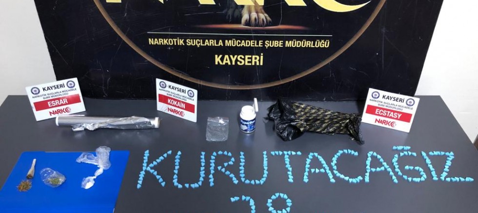 Kayseri’de Bir Haftada 33 Uyuşturucu Satıcısı Yakalandı