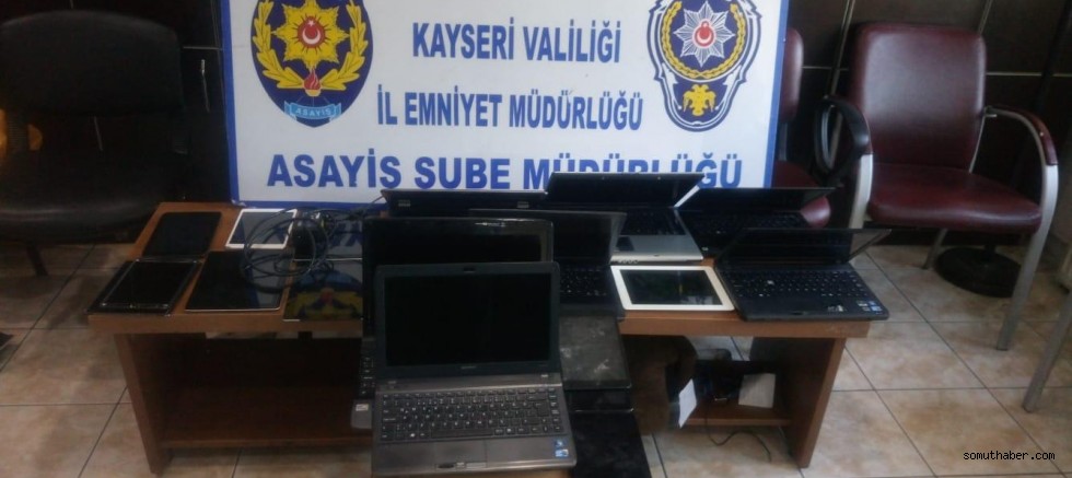 Kayseri'de Elektronik Eşya Hırsızlığına 2 Gözaltı
