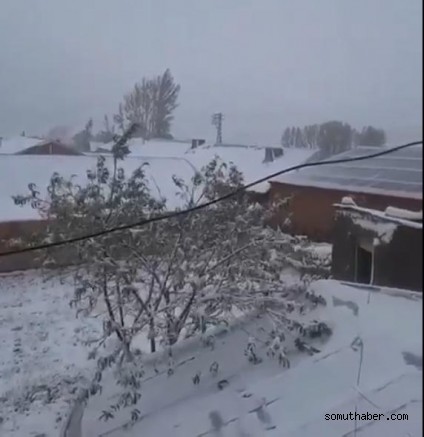 Kayseri'de Mayıs Ayında Kar Yağdı