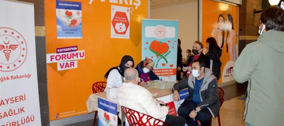 Kayseri'de Organ Bağısı Haftası Etkinlikleri Başladı