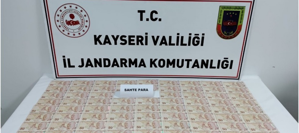 Kayseri'de Sahte Para Operasyonu: 1 Gözaltı