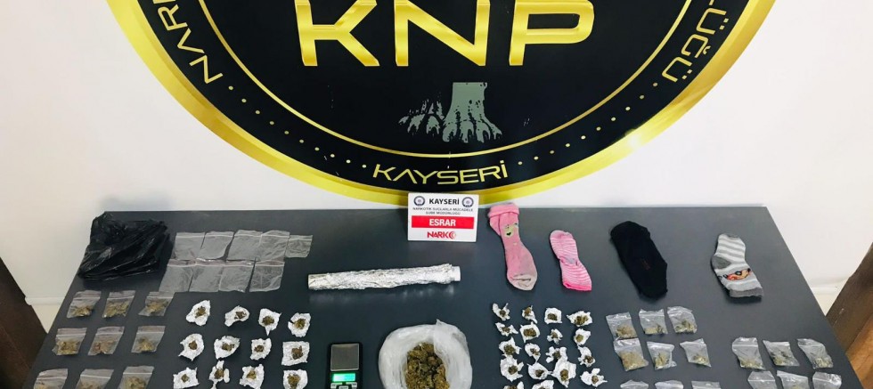 Kayseri’de Uyuşturucu Madde Operasyonunda 3 Gözaltı