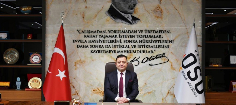 Kayseri OSB Başkanı Yalçın: İşsizlikteki Azalma Türkiye’nin Ekonomik Gücünü Ortaya Koymaktadır
