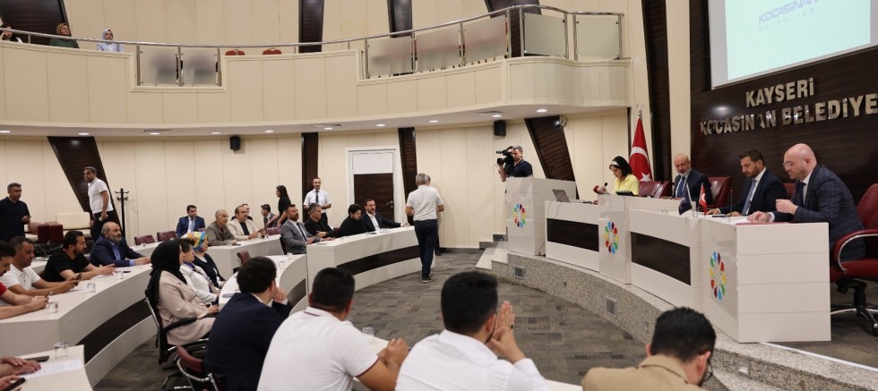 Kocasinan Belediyesi Temmuz Ayı Meclis Toplantısı Gerçekleştirildi