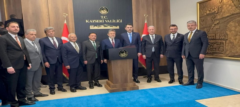 Bakan Kurum ve Yumaklı’dan Vali Çiçek’e Ziyaret