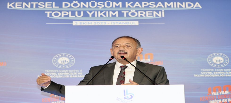 Bakan Mehmet Özhaseki: Depreme Karşı Tek Çözüm Kentsel Dönüşüm