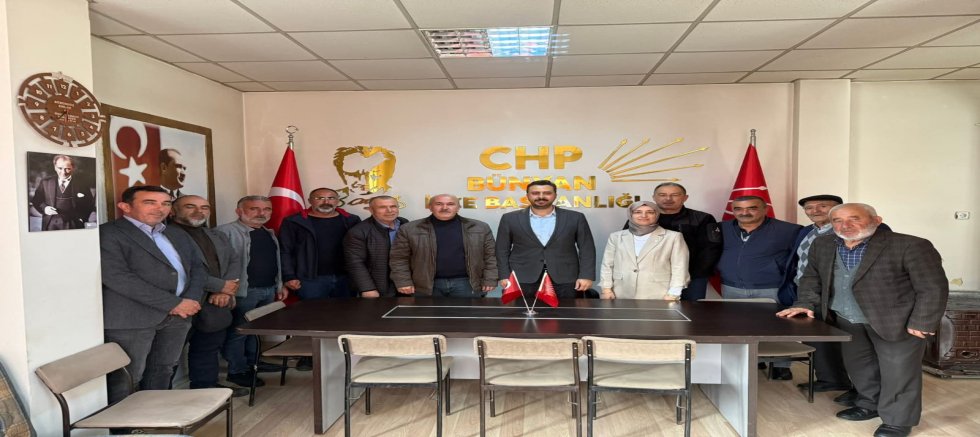 CHP Bünyan İlçe Başkanı Yönetim Tarafından Seçildi