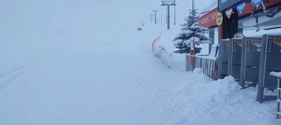 Erciyes’te Nisan Karı Sezonu Uzattı
