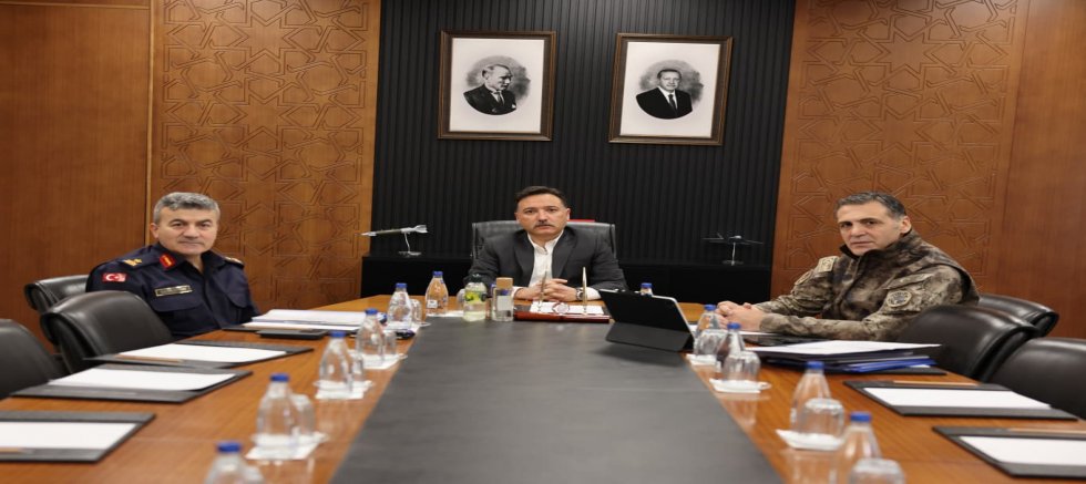 Kayseri’de Huzur Mesaisi: Asayiş Durumu Ele Alındı