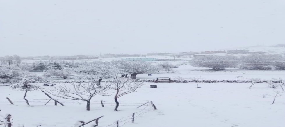 Kayseri’nin 3 İlçesinde Kar Yağışı Etkili Oldu