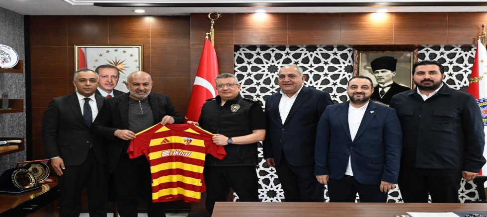 Kayserispor Yönetiminden, İl Emniyet Müdürü Ergen’e Hayırlı Olsun Ziyareti