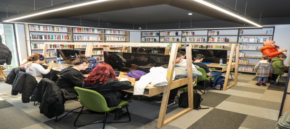 Öğrencinin Çalışma Adresi Yarıyılda da Talas Kütüphaneleri