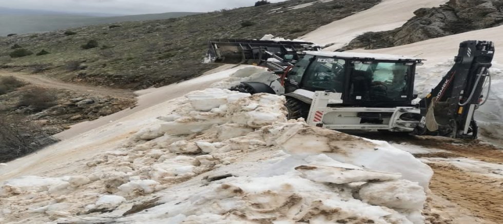 Yahyalı’da Karla Kapanan Yayla Yolları Açılıyor