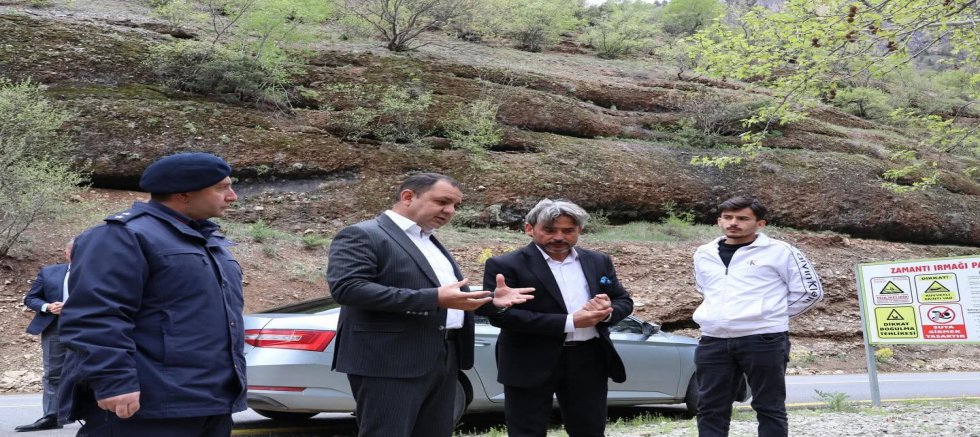 Yahyalı Kaymakamı Gültekin’den Rafting Turları Öncesi İnceleme