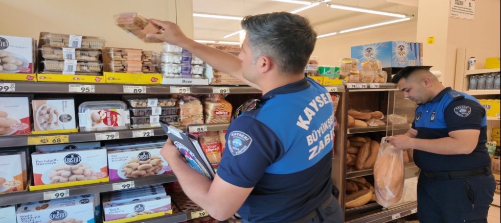 Zabıtadan Marketlerde Denetim