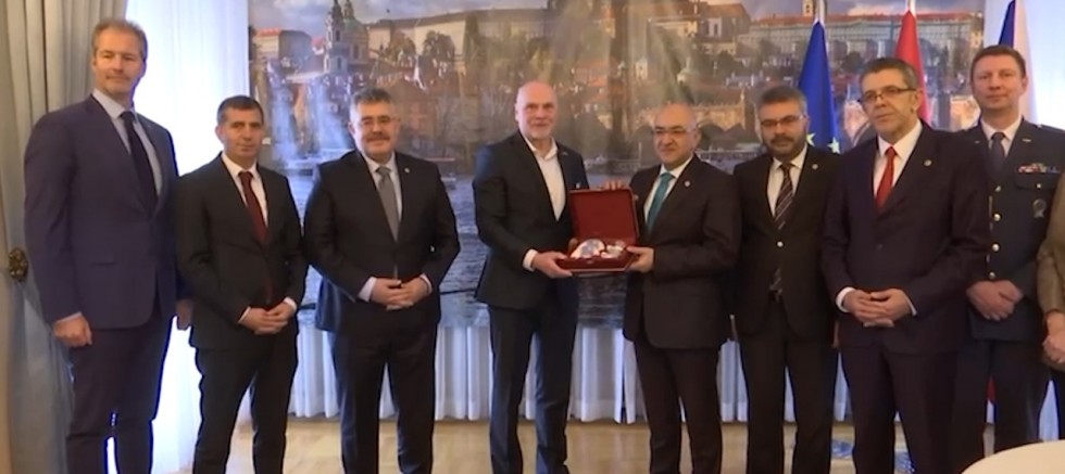 Milletvekili Cıngı ve Beraberindeki Heyetten Çekya’nın Ankara Büyükelçisi Vacek’e Ziyaret