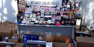 1 haftada 5 bin adet kaçak kozmetik ürün