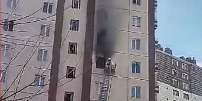 11 Katlı Binanın 5’inci Katında Çıkan Yangın Söndürüldü