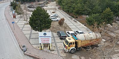 15 Temmuz Şehitler Parkında Çalışmalar Başladı