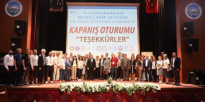 3. Uluslararası Develi-Aşık Seyrani ve Türk Kültürü Kongresi Sona Erdi    