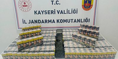 59 Karton 590 Paket Bandrolsüz Kaçak Sigara Ele Geçirildi