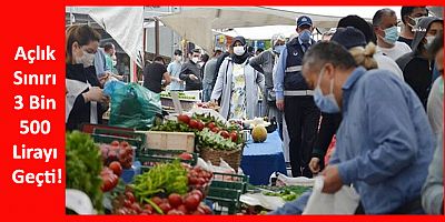 Açlık Sınırı 3 Bin 500 Lirayı Geçti!