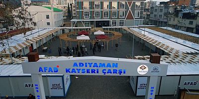 Adıyaman'a 2 Adet Konteyner Çarşı Kuruldu
