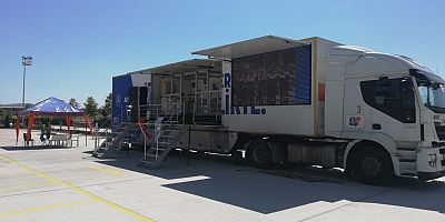 AFAD Deprem Simülasyon TIR'ı Kayseri'de
