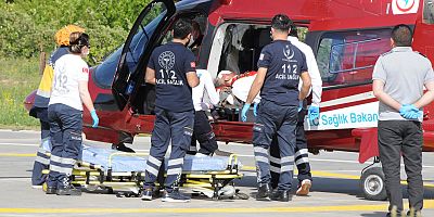 Afgan Çobana Ambulans Helikopterle Sevk