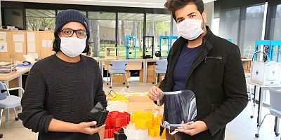 AGÜ’den Sağlık Çalışanlarına Üç Boyutlu Yazıcılarla Destek
