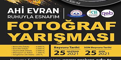 Ahi Evran Ruhuyla Esnafım Fotoğraf Yarışması