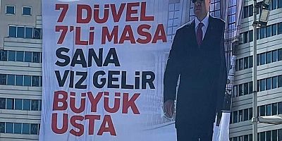AK Parti'den Pankartlı Karşılama!
