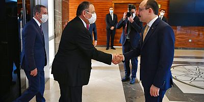 AK Parti Genel Başkan Yardımcısı Özhaseki, Bakan Nebati, Bozdağ ve Muş'la Görüştü