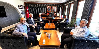 AK Parti Heyetinden Başkan Deniz Yağan’a Hayırlı Olsun Ziyareti