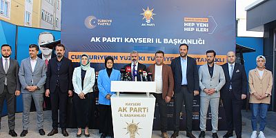 AK Parti İl Başkan Yardımcısı Yalçın: Abluka Savaş Değil Katliamdır