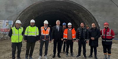 AK Partili Çopuroğlu, Hızlı Tren Şantiyesinde İncelemelerde Bulundu