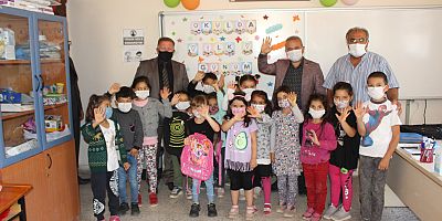Akkışla Belediye Başkanı Ayhan Arslan'dan İlkokulları Ziyaret